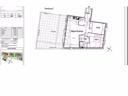 vente programme neuf appartement à nantes (44000) : à vendre appartement / 64m² nantes