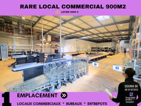 local commercial 900 m²  zone commerciale de saint-maximin ? idéal supermarché