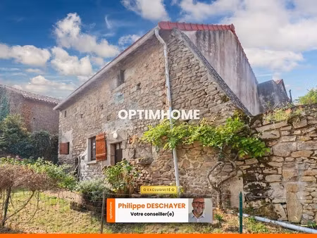 maison de charme en pierre 69 m² - 3 pièces - 2 chambres - terrasse - dompierre les eglise