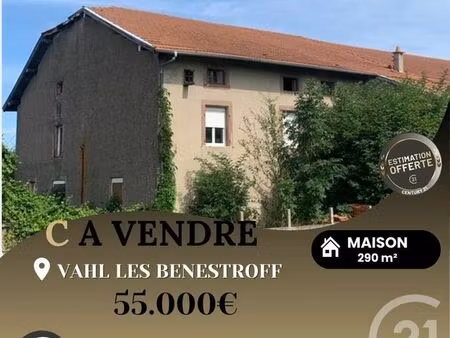 maison à vendre - 10 pièces - 290 m2 - vahl les benestroff - 57 - lorraine