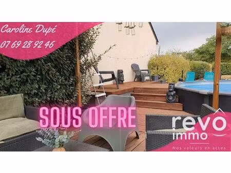 pavillon 90 m² avec piscine semi-entérrée