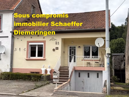 achat maison 3 pièces 52m² tieffenbach 67290