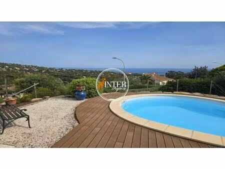 les issambres a vendre villa vue mer avec piscine