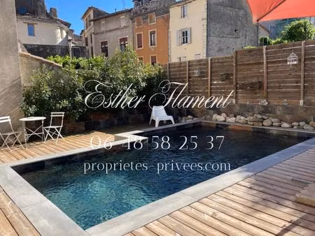 ensemble immobilier avec extérieur centre anduze