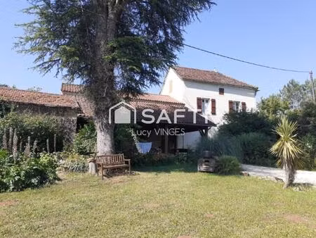 maison avec grand terrain