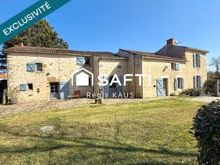 maison en pierre 4 chambres 177 m²  terrain 1436 m²
