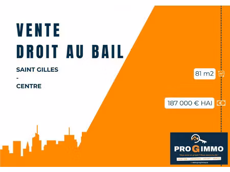 vente droit au bail - st gilles