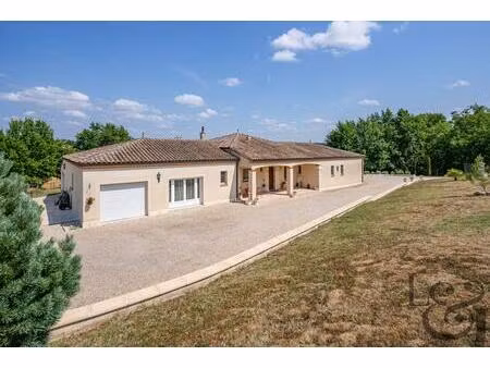 a vendre villa des années 2010 à pailloles sur 5 200 m² de terrain environ.