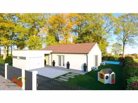 terrain avec maison neuve à vendre