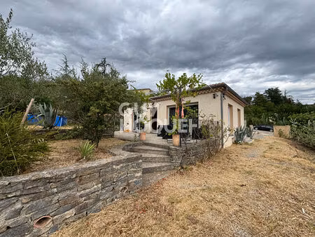 maison de plain-pied avec dépendance 130 m² habitables sur terrain de 1 416 m² aubenas act