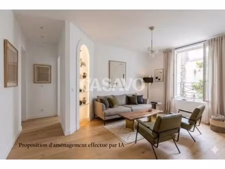 vente appartement 3 pièces de 50m² - 75018 paris