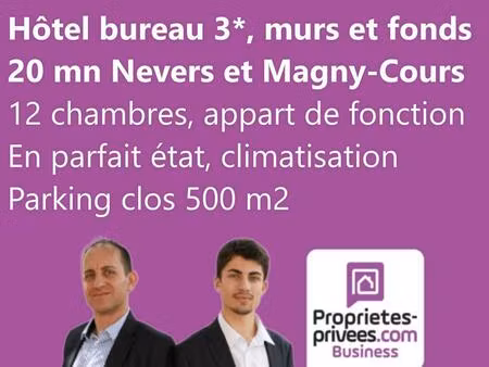 secteur nevers - hotel bureau 3*  murs et fonds