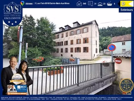 maison de luxe de 545 m2 en vente sainte-croix-aux-mines  grand est