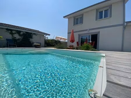 maison récente de 4 chambres avec jardin  piscine et garage  tresses 130 m2