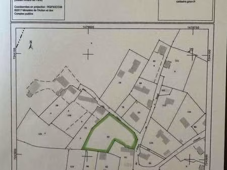 vente terrain à gesnes-le-gandelin (72130) : à vendre / 2740m² gesnes-le-gandelin