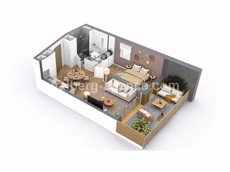 vente appartement 2 pièces 43.95 m² à valberg (06470)  290 000 €