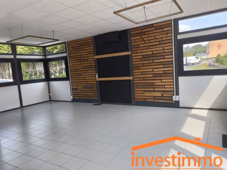location bureau 40 m² à lumbres (62380)