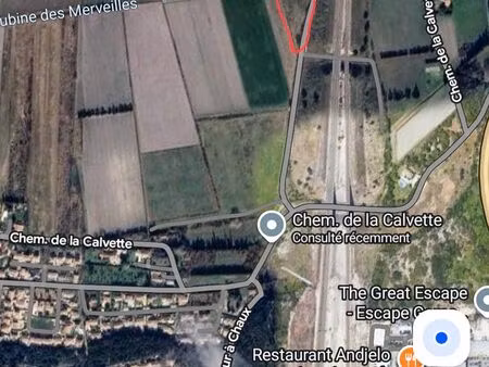 terrain agricole rochefort du gard■lieu-dit : terre de l’etang■parcelle zb 54■superficie :