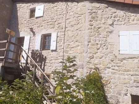 vente maison de village avec terrain