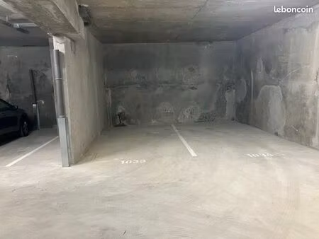 vente parking sécurisé