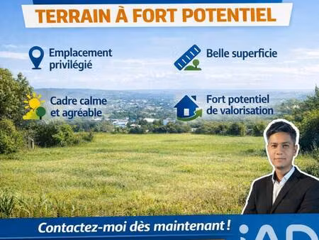 terrain constructible à vendre