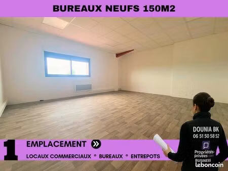 bureaux 150 m²