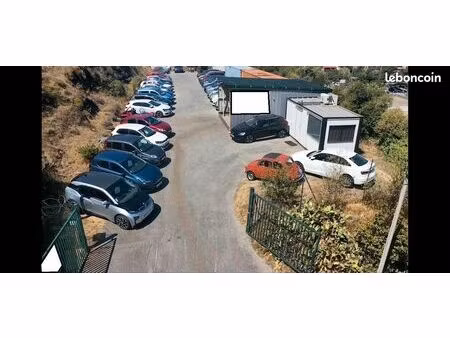 a vendre bail commercial 3/6/9 terrain 1700m2 parc auto gardiennage ou autre terrain sécur