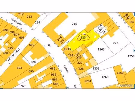 terrain constructible centre ville