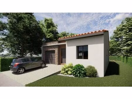 terrain avec maison neuve à vendre