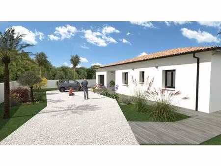 terrain avec maison neuve à vendre