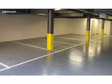 place de parking sous terrain
