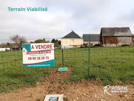 terrain constructible viabilisé à vendre