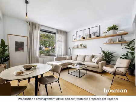 vente appartement 3 pièces 89 m² paris 15 (75015)