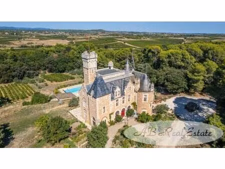 secteur montpellier authentique château du xixe avec parc bicentenaire de 4.5ha  10 chambr