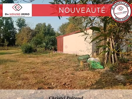 a 20 min de libourne : terrain constructible de 2715 m² avec garage