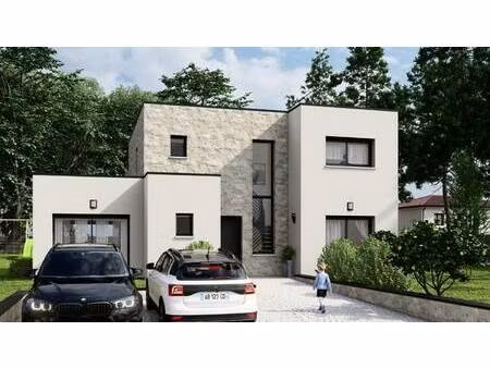 terrain avec maison neuve à vendre