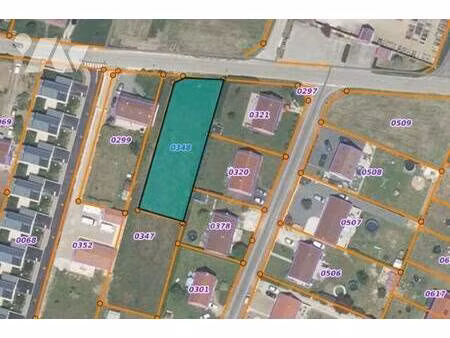 terrain constructible à vendre