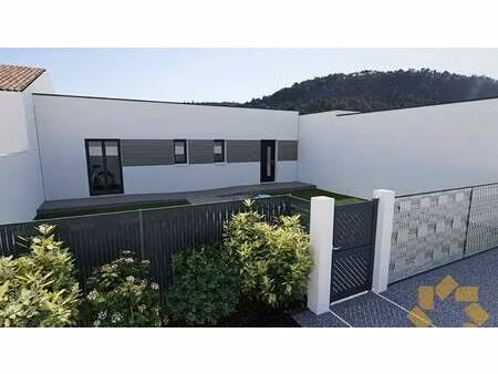 terrain avec maison neuve à vendre