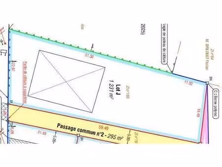 terrain constructible à vendre