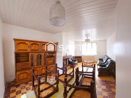 maison de 5 pièces avec 3ch  jardin + dépendances  proche commodités et axes routiers