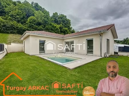 maison neuve de plain-pied avec piscine - 123 m2 - champier