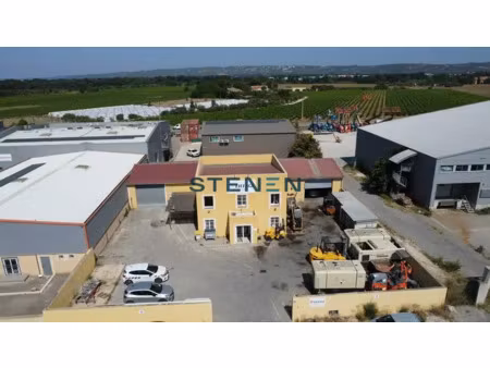 location mixte local d'activité - bureau - 700 m2 - berre-l'étang