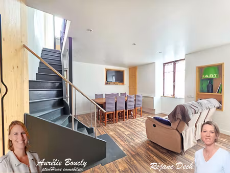 appartement t4 en duplex dans batisse de caractere centre bourg