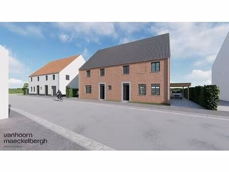 ruime nieuwbouw gezinswoning met zongerichte tuin in gistel.