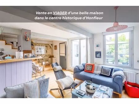 honfleur – quartier sainte-catherine – vente en viager d’un ensemble de charme avec jardin