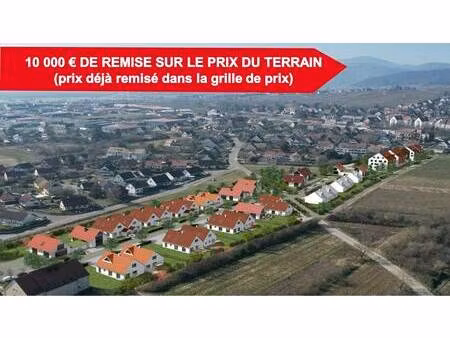terrain constructible viabilisé à vendre