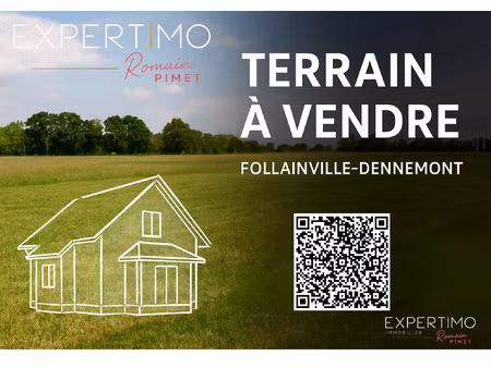 terrain à vendre follainville-dennemont (78)