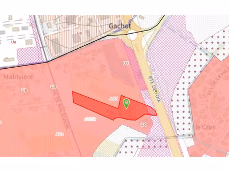 a vendre  pins justaret  terrain à vocation industrielle d'une surface de 11 633 m²