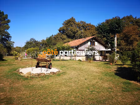 ancienne ferme landaise  rénovée  avec dépendances.