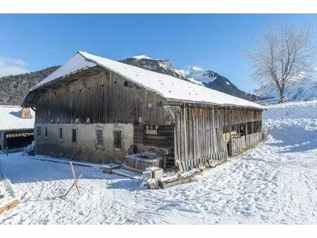 grange traditionnelle a renover - sur les pistes